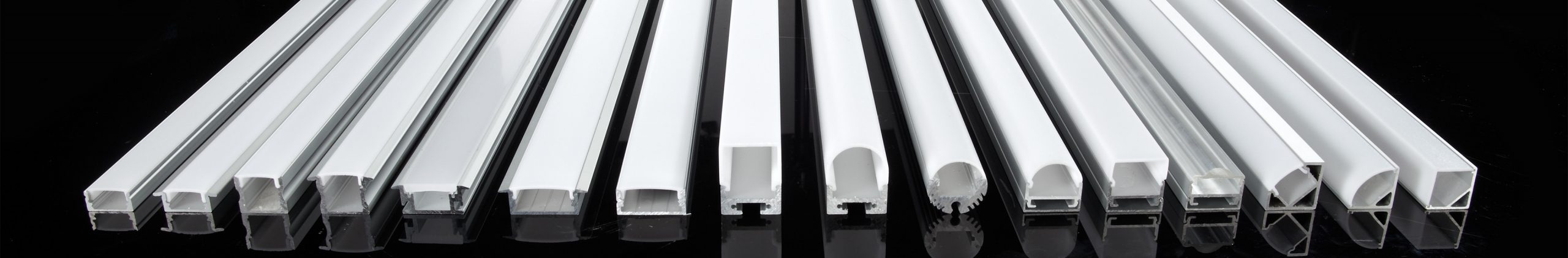 LED_profiles Surface-mounted aluminium profile, 2 m, with diffuser - Image 1
